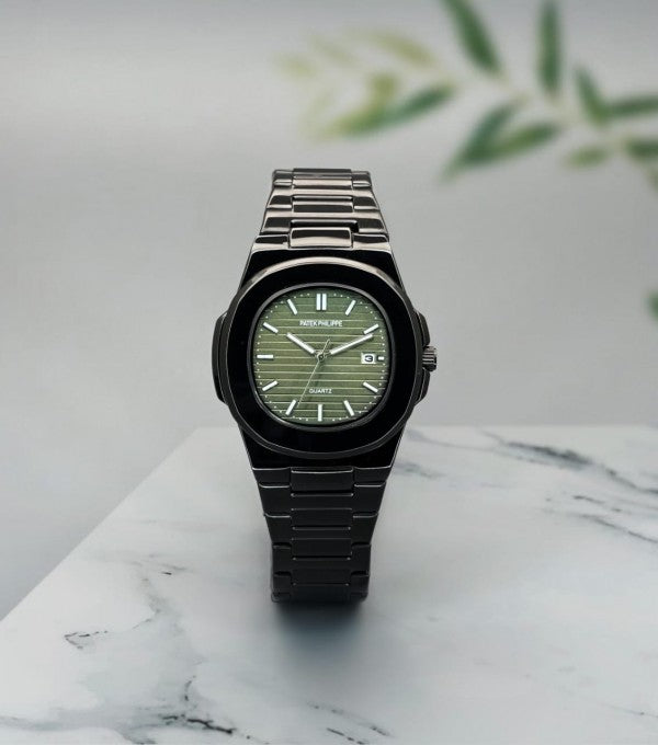 Black Patek Philippe Luxury Mens Wrist Watches