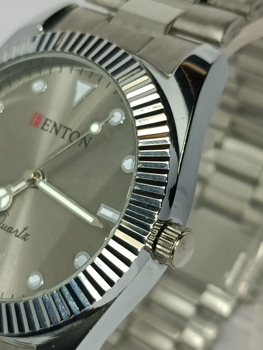 Stainless Steel Men's Watch With Grey Dial Analog Watch - For Men Premium Bracelet Watch for Men/Boys Analog Watch - For Men Fenton-84