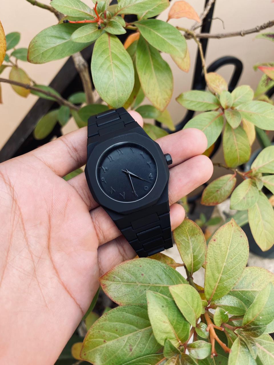 Men's Watch – Water Resistant Classic Analog Design with Carbon Strap – Men's Wrist Watch Waterproof Fashion Design, Classic Men's Watch for Men Gifts