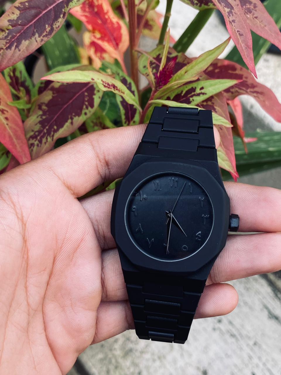 Men's Watch – Water Resistant Classic Analog Design with Carbon Strap – Men's Wrist Watch Waterproof Fashion Design, Classic Men's Watch for Men Gifts