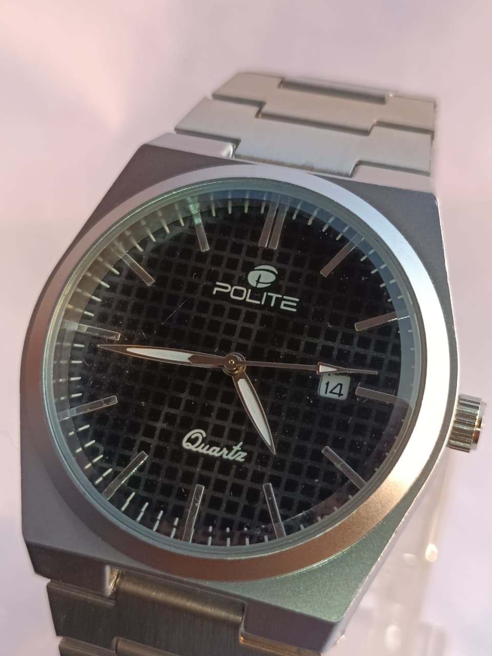 Dsales Men's Analog Day Date Functioning Stainless Steel Chain Watch for Men