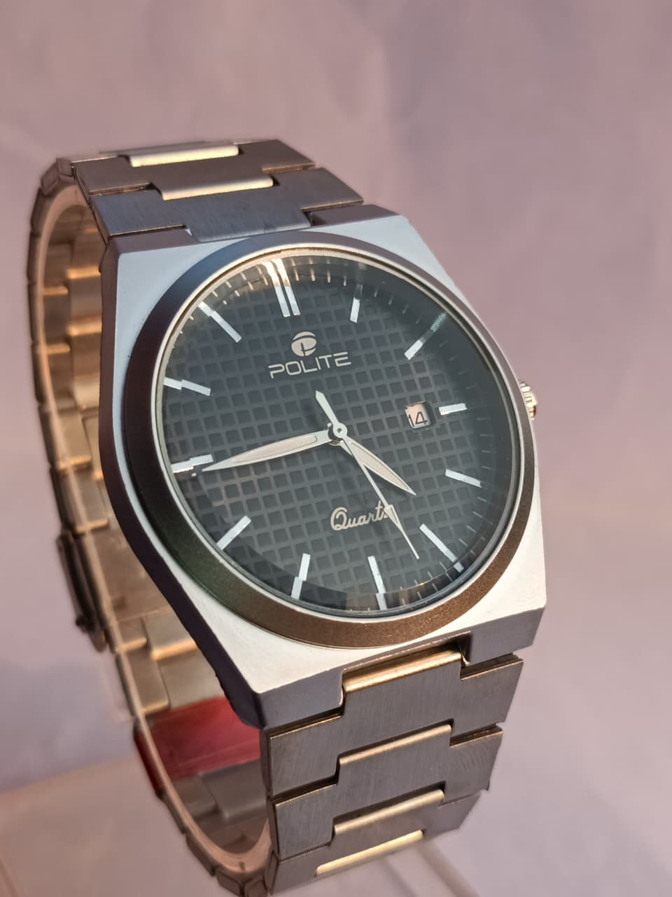 Dsales Men's Analog Day Date Functioning Stainless Steel Chain Watch for Men