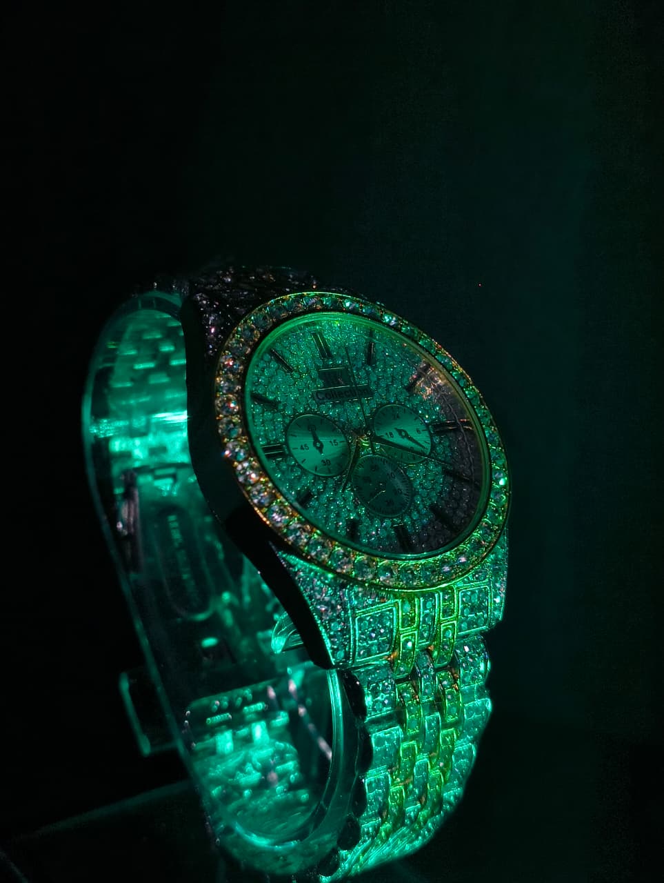 GOLD AND SILVER  MEN'S WATCH